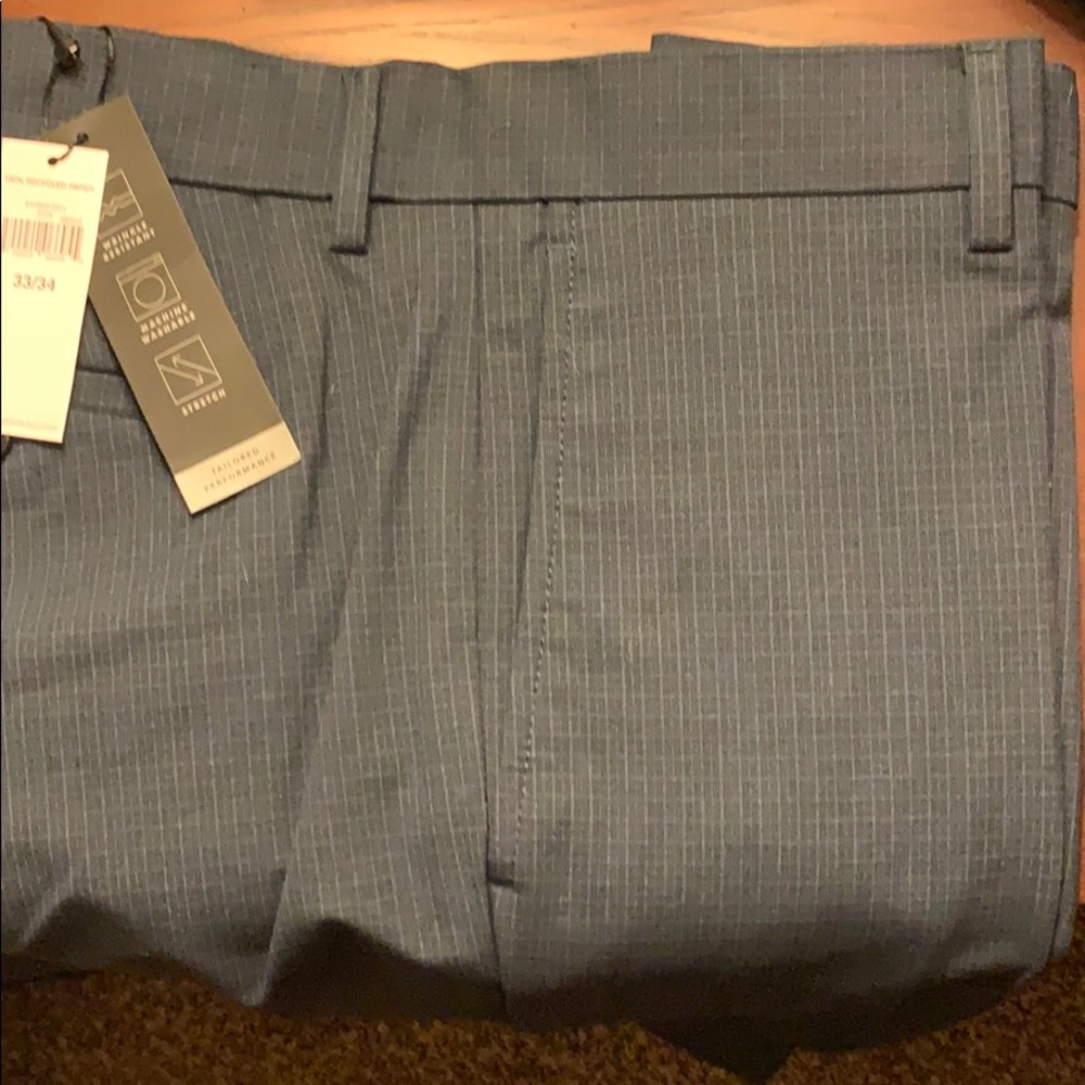 NWT BR Factory Tailored Performance Slacks Navy